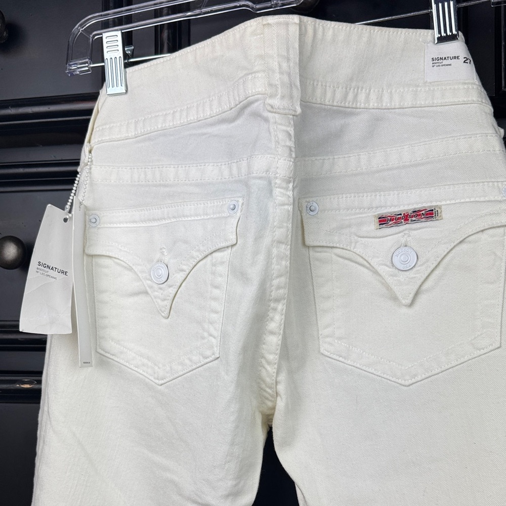 Hudson White Flared Jeans - Picture 9 of 11
